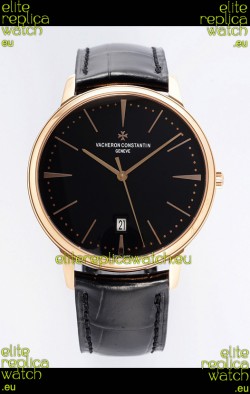 Vacheron Constantin Patrimony Rose Gold 1:1 Mirror Replica Watch 40MM 904L Steel 