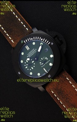 Panerai Luminor Submersible Power Reserve PVD Japanese Replica Watch
