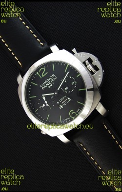 Panerai Luminor GMT 8 Days Power Reserve Japanese Replica Watch 