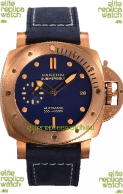 Panerai PAM1074 Submersible Bronzo Blu Abisso 1:1 Mirror Swiss Replica 42MM 