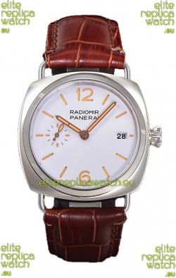 Panerai Radiomir PAM1292 Quaranta 40MM 904L Steel White Dial Watch in 1:1 Mirror Replica 