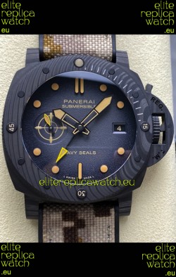 Panerai Submersible PAM1513 Carbotech GMT Navy Seals Edition Replica Watch 44MM