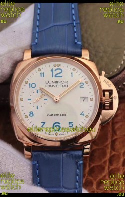 Panerai Luminor DUE PAM756 Edition 1:1 Mirror Swiss Replica Watch in Rose Gold Casing 42MM