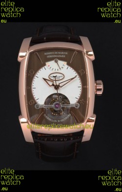Parmigiani Fleurier Kalpa XL Rose Gold 1:1 Genuine Tourbillon Swiss Replica Watch 