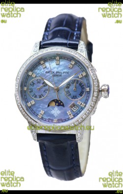 Patek Philippe Grand Complications Ladies First Perpetual Calendaer Steel Case Swiss Replica Watch
