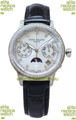 Patek Philippe Grand Complications Ladies First Perpetual Calendaer Steel Case Swiss Replica Watch