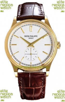 Patek Philippe Calatrava 6119G Yellow Gold Casing Watch 1:1 Mirror Replica Watch 