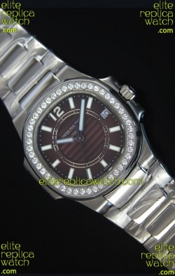 Patek Philippe Ladies Nautilus Stainless Steel Watch 36MM 