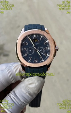 Patek Philippe Super Clone Aquanaut 5261R Swiss Replica in Rose Gold - 1:1 Mirror Edition