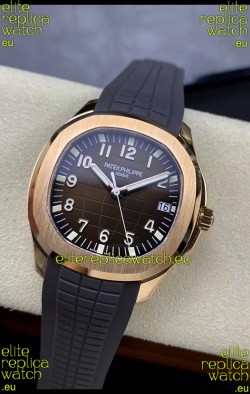 Patek Philippe Aquanaut 5167-001 Swiss Replica 904L Rose Gold - 1:1 Mirror Edition