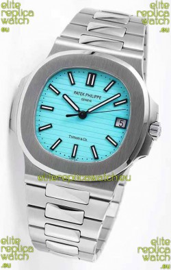 Patek Philippe Nautilus 5711 Tiffany Edition 1:1 Mirror Watch in Green Dial 904L Steel 