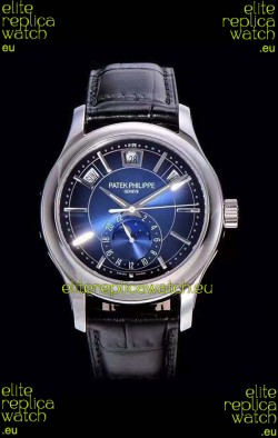 Patek Philippe 5205-001 Complications MoonPhase 1:1 Mirror Swiss Replica Watch Blue Dial