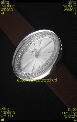 Piaget Limelight Magic Hour Swiss Quartz Steel Case in Black Strap