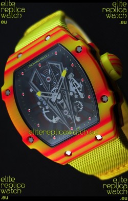 Richard Mille 27-03 Tourbillon Rafael Nadal Forged Carbon Swiss Replica Watch 