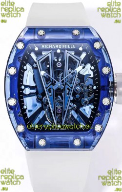 Richard Mille RM27-03 Sapphire Casing with Genuine Tourbillon Movement 1:1 Ultimate Replica