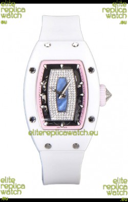 Richard Mille RM007 White Ceramic Pearl Dial Automatic Superclone Swiss Replica Watch