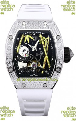 Richard Mille RM26-01 Tourbillon Panda Stainless Steel Casing Swiss Movement Watch 
