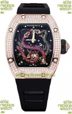 Richard Mille RM26-01 Serpent Dial Rose Gold Plated Watch in Swiss Automatic Movement
