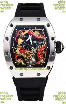 Richard Mille RM057 Dragon Dial Stainless Steel Watch in Swiss Automatic Movement