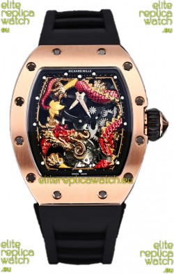 Richard Mille RM057 Dragon Dial Rose Gold Watch in Swiss Automatic Movement