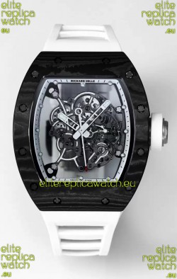 Richard Mille RM055 Black Carbon Casing 1:1 Superclone Genuine Tourbillon Watch 
