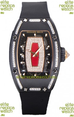 Richard Mille RM007 Black Ceramic Automatic Superclone Swiss Replica Watch