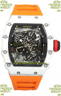 Richard Mille RM35-01 Rafael Nadal Carbon Fiber Casing with Genuine Tourbillon Super Clone Watch