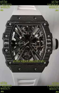 Richard Mille RM12-01 Carbon Fiber Case Genuine Tourbillon Movement 1:1 Mirror Replica Watch