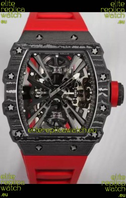Richard Mille RM12-01 Carbon Fiber Case Genuine Tourbillon Movement 1:1 Mirror Replica Watch