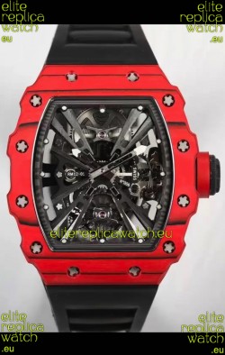 Richard Mille RM12-01 Carbon Fiber Case Genuine Tourbillon Movement 1:1 Mirror Replica Watch