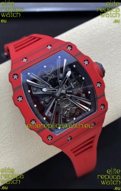 Richard Mille RM12-01 Carbon Fiber Case Genuine Tourbillon Movement 1:1 Mirror Replica Watch