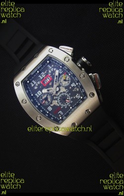 Richard Mille RM011 Japanese Replica Watch in Stainless Steel Case