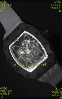 Richard Mille RM35-01 Rafael Nadal Edition Swiss Replica Watch Grey Nylon Strap
