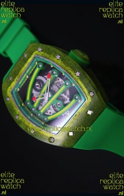 Richard Mille RM059 Yohan Blake Edition Swiss Replica Watch in Green Bezel