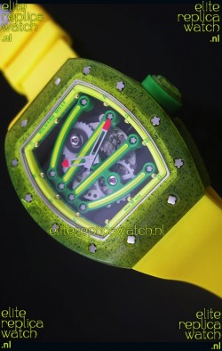 Richard Mille RM059 Yohan Blake Edition Swiss Replica Watch in Yellow Bezel