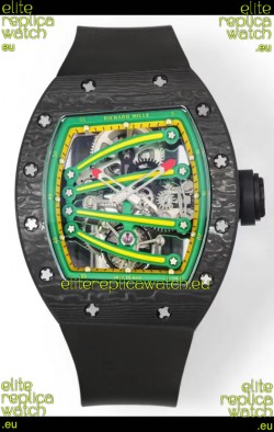 Richard Mille Super Clone RM59-01 Carbon NTPT Case Green Dial Swiss Replica Watch