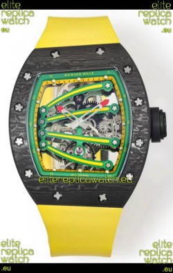 Richard Mille Super Clone RM59-01 Carbon NTPT Case Green Dial Swiss Replica Watch