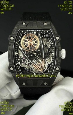 Richard Mille Super Clone 27-05 Black Carbon Casing Swiss Replica Watch 