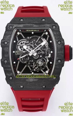 Richard Mille RM35-01 Rafael Nadal Carbon Fiber Casing with Genuine Tourbillon Super Clone Watch