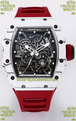Richard Mille RM35-01 Rafael Nadal Carbon Fiber Casing with Genuine Tourbillon Super Clone Watch