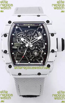 Richard Mille RM35-01 Rafael Nadal Carbon Fiber Casing with Genuine Tourbillon Super Clone Watch