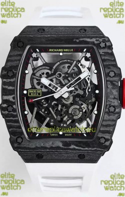 Richard Mille RM35-02 Rafael Nadal Carbon Fiber Casing with Genuine Tourbillon Super Clone Watch