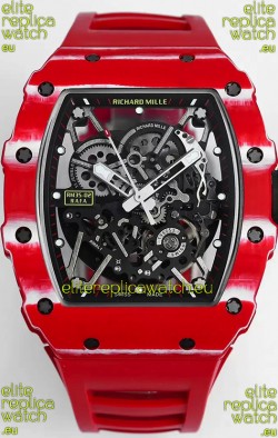 Richard Mille RM35-02 Rafael Nadal Carbon Fiber Casing with Genuine Tourbillon Super Clone Watch