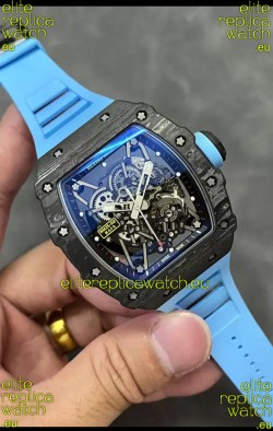 Richard Mille RM35-02 Rafael Nadal Carbon Fiber Casing with Genuine Tourbillon Super Clone Watch