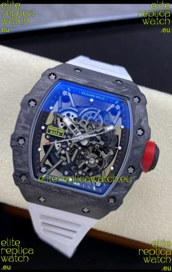 Richard Mille RM35-02 Rafael Nadal Carbon Fiber Casing with Genuine Tourbillon Super Clone Watch