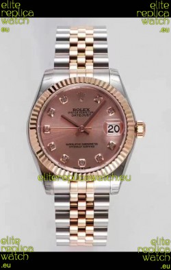 Rolex Datejust 31MM Cal.3135 Movement Swiss Replica Champange Dial Jubilee Strap - Ultimate 904L Steel Watch
