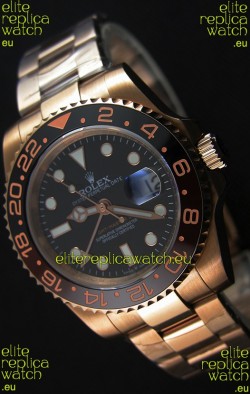 Rolex GMT Masters II 126715CHNR Everose Gold Swiss Replica 1:1 Mirror Watch