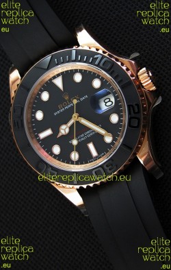 Rolex Yachtmaster 116655 Everose 40MM Cal.3135 Swiss 1:1 Ultimate 904L Steel Watch 