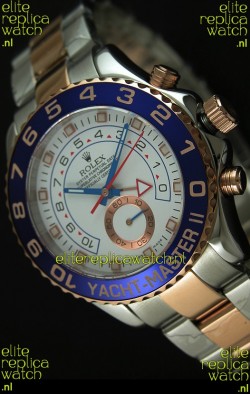 Rolex Yachtmaster II Two Tone Pink Gold - 1:1 Replica (Working Stopwatch)