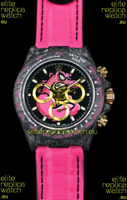 Rolex Daytona CHRONUSART Forged Cabon Casing 1:1 Mirror Replica Multicolored Dial